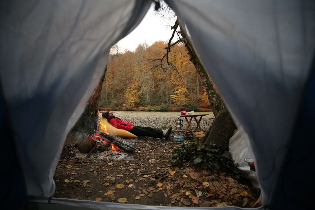 Tabiatın kalbinde sonbahar güzelliği