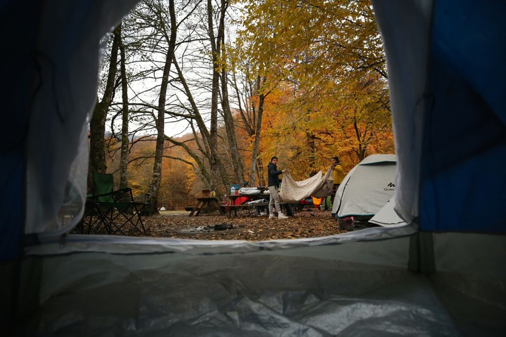 Tabiatın kalbinde sonbahar güzelliği