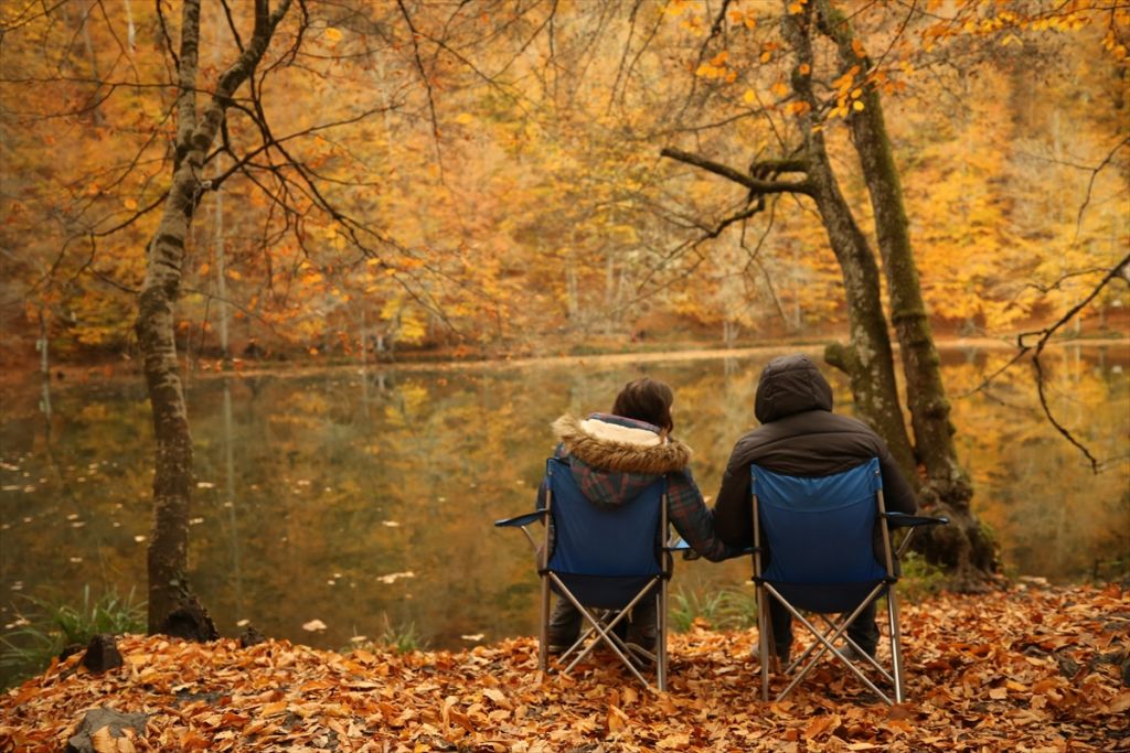 Tabiatın kalbinde sonbahar güzelliği