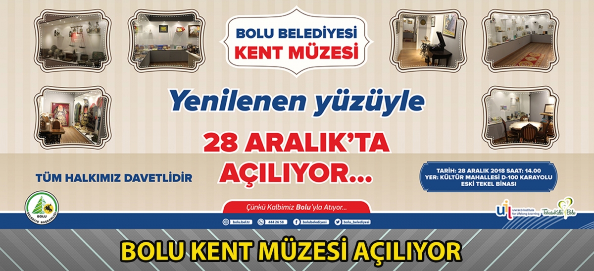 Bolu Kent Müzesi açılıyor