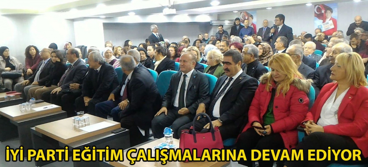 İyi Parti Eğitim Çalışmalarına Devam Ediyor