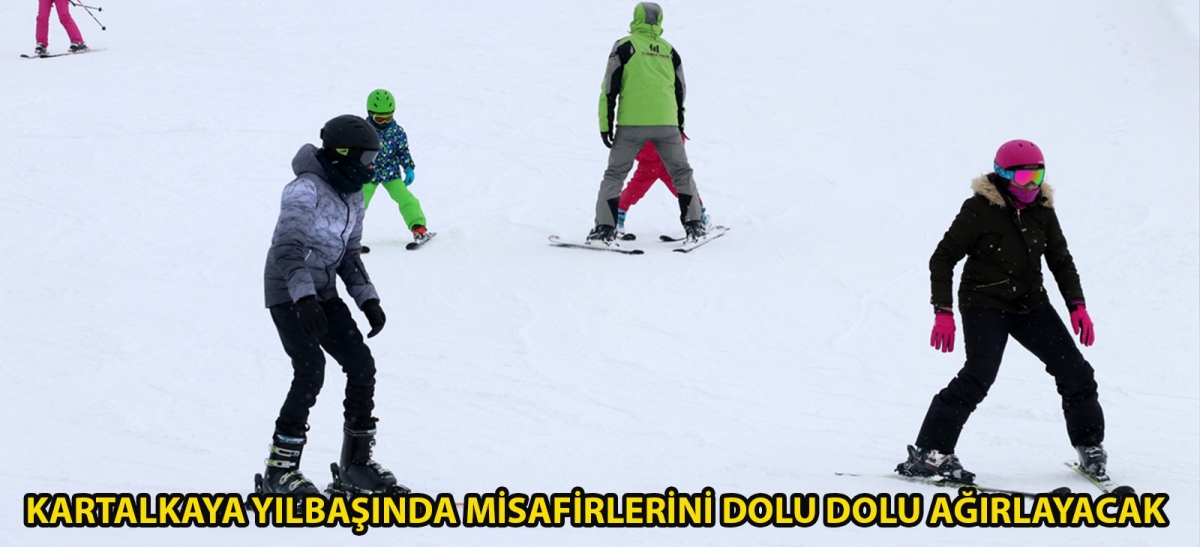 Kartalkaya yılbaşında misafirlerini 