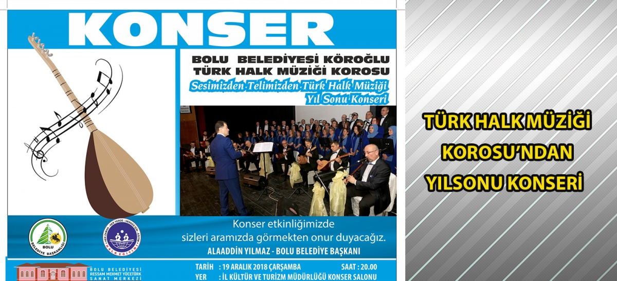 Türk Halk Müziği Korosu'ndan yılsonu konseri