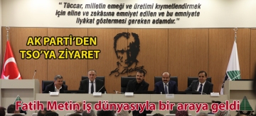 Fatih Metin iş dünyasıyla bir araya geldi