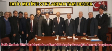 Fatih Metin'e STK'lardan tam destek