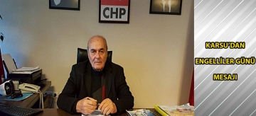 Karsu'dan Engelliler Günü mesajı