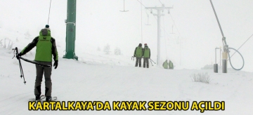 Kartalkaya'da kayak sezonu açıldı