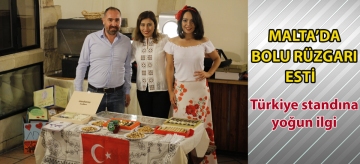 MALTA'DA BOLU RÜZGÂRI ESTİ