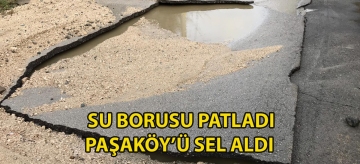 SU BORUSU PATLADI, PAŞAKÖY'Ü SEL ALDI
