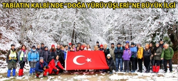 Tabiatın Kalbi'nde "doğa yürüyüşleri"ne büyük ilgi