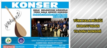 Türk Halk Müziği Korosu'ndan yılsonu konseri
