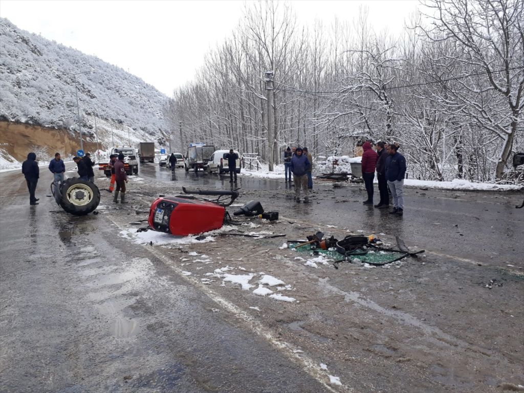 Bolu'da trafik kazası: 1 yaralı