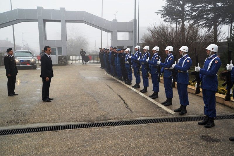 İL JANDARMA KOMUTANLIĞI ZİYARET EDİLEREK BRİFİNG ALINDI