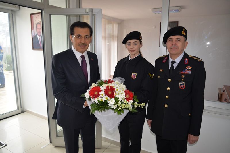 İL JANDARMA KOMUTANLIĞI ZİYARET EDİLEREK BRİFİNG ALINDI