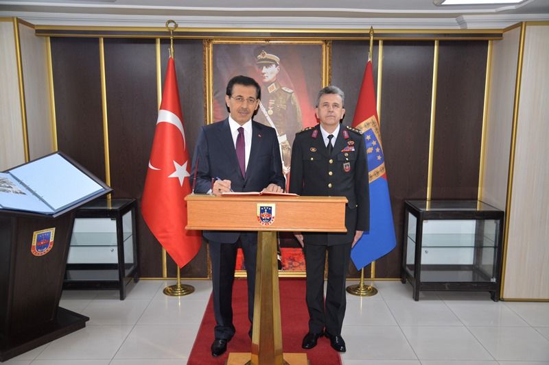 İL JANDARMA KOMUTANLIĞI ZİYARET EDİLEREK BRİFİNG ALINDI