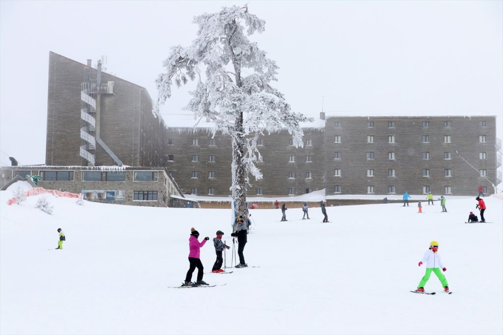 Kartalkaya yılbaşında misafirlerini 