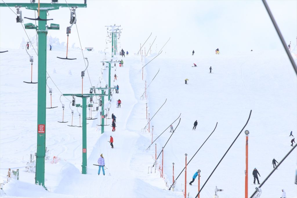 Kartalkaya'da otellerde doluluk oranı yüzde 100'e ulaştı