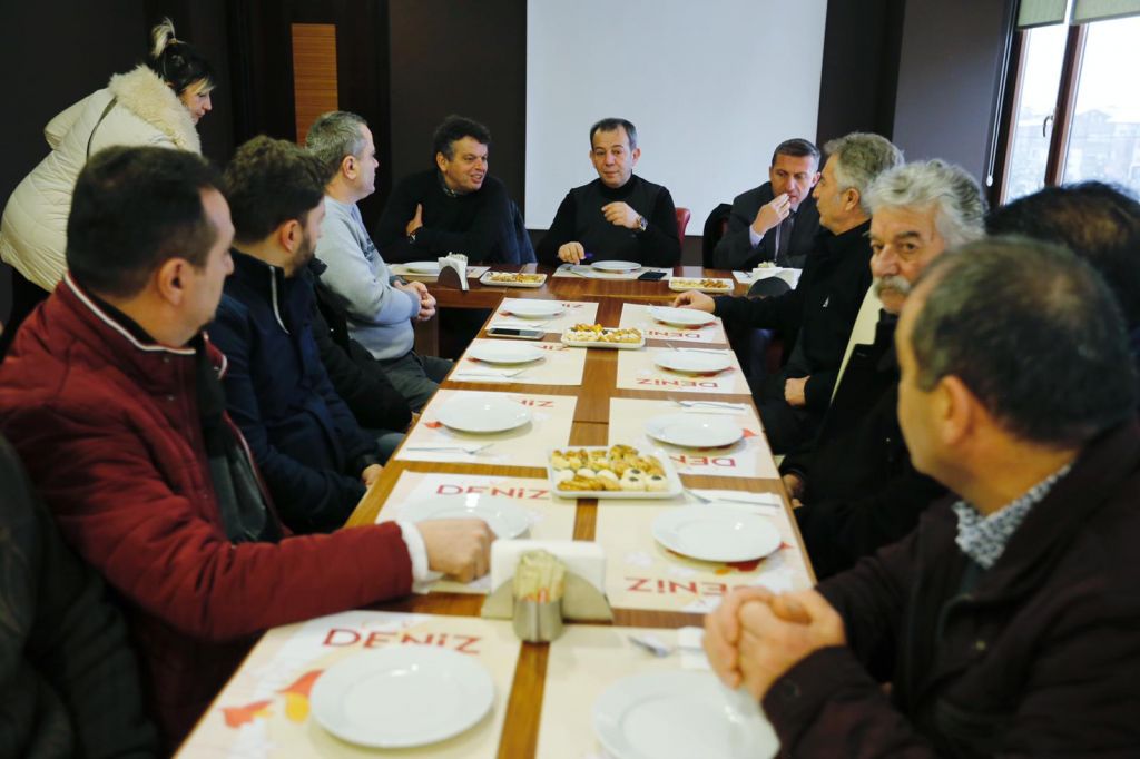 TANJU ÖZCAN FIRINCI ESNAFI İLE BİR ARAYA GELDİ