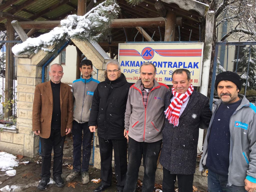 TANJU ÖZCAN ORGANİZE SANAYİ BÖLGESİNDEYDİ