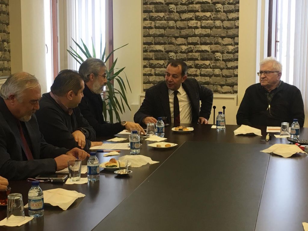 TANJU ÖZCAN ORGANİZE SANAYİ BÖLGESİNDEYDİ