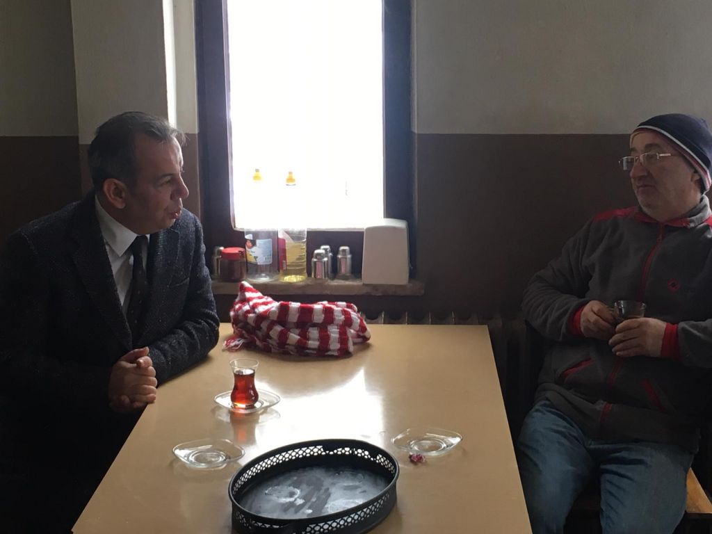 TANJU ÖZCAN ORGANİZE SANAYİ BÖLGESİNDEYDİ