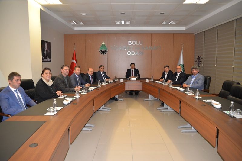 VALİ ÜMİT'TEN BOLU TSO'YA ZİYARET