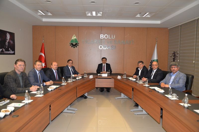 VALİ ÜMİT'TEN BOLU TSO'YA ZİYARET