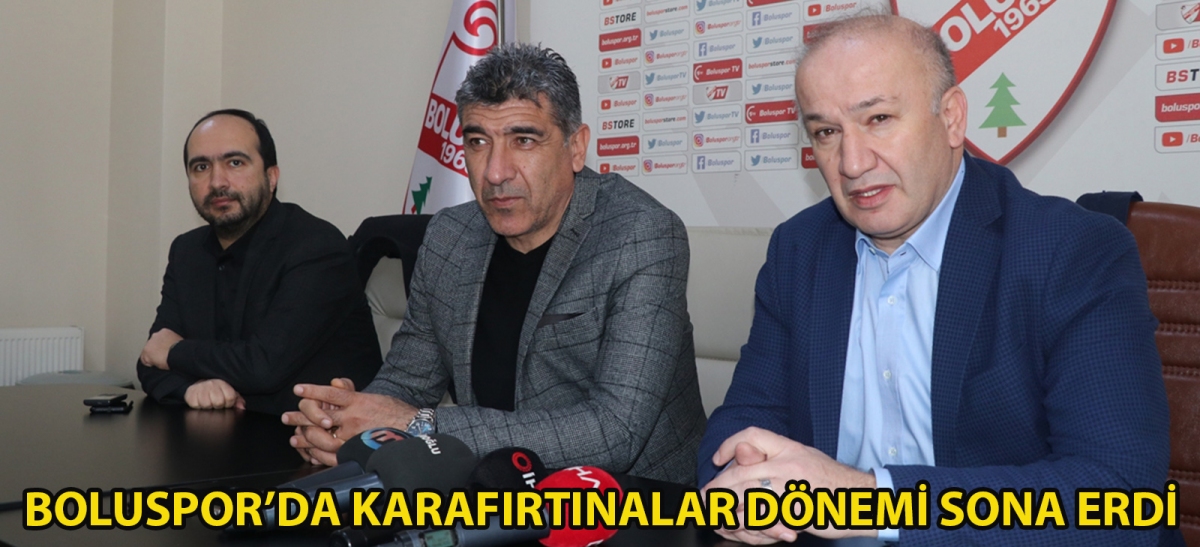 Boluspor'da Karafırtınalar dönemi sona erdi