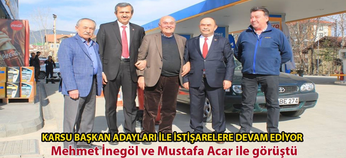 Karsu, başkan adayları ile istişarelere devam ediyor