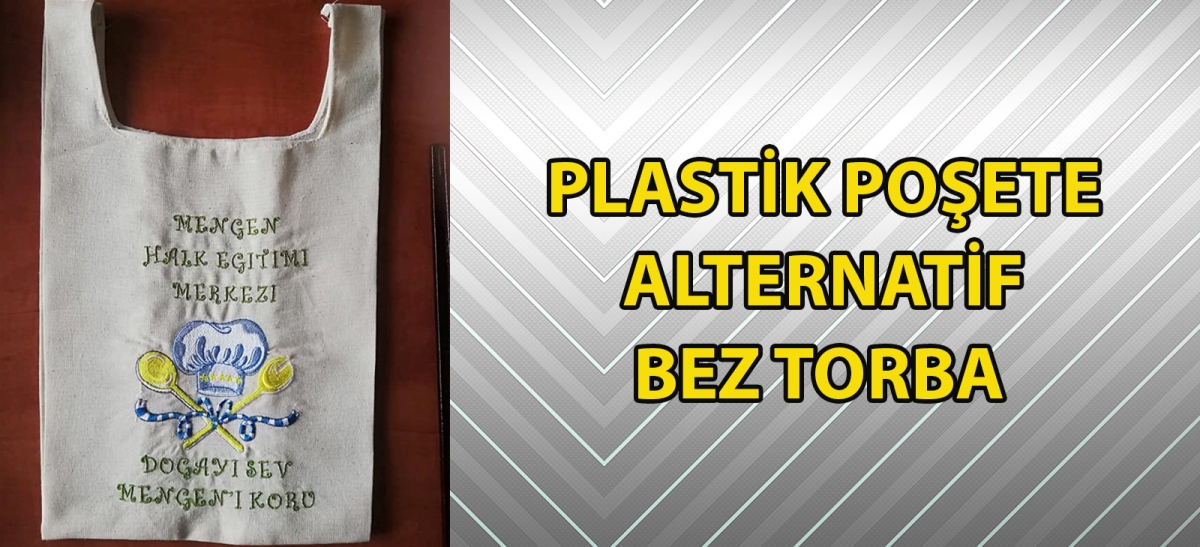 Plastik poşete alternatif bez torba