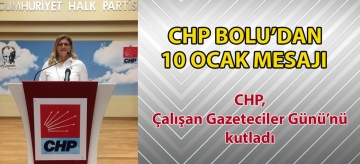 CHP, Çalışan Gazeteciler Günü'nü kutladı