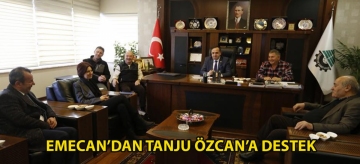 EMECAN'DAN TANJU ÖZCAN'A DESTEK