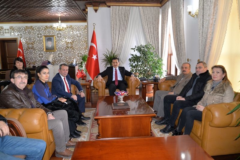 CHP'Lİ HEYETTEN VALİ AHMET ÜMİT'E ZİYARET