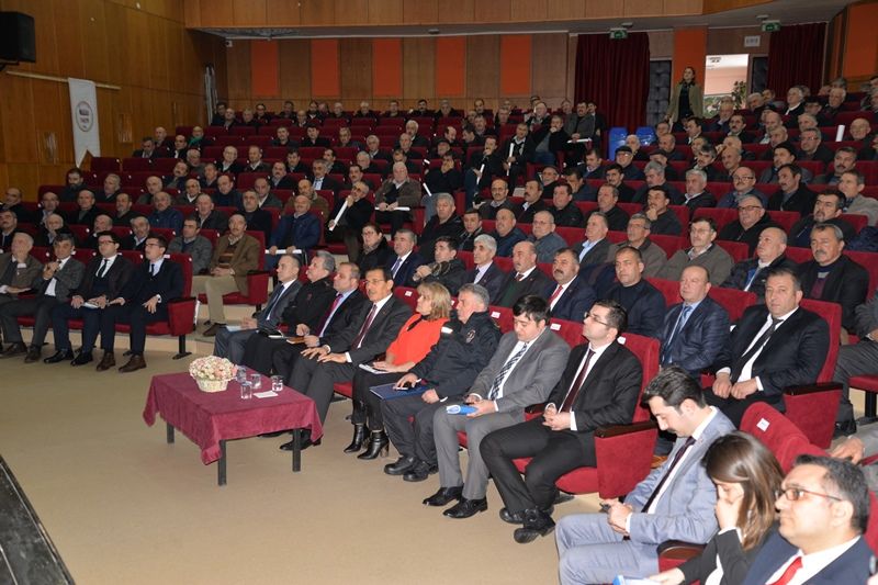 MUHTARLARA UYUŞTURUCUYLA MÜCADELE ÇALIŞMALARI ANLATILDI