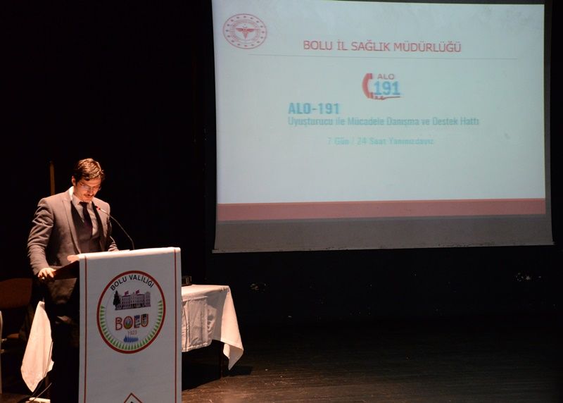 MUHTARLARA UYUŞTURUCUYLA MÜCADELE ÇALIŞMALARI ANLATILDI