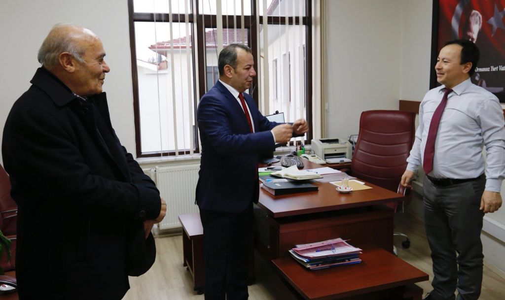 ÖZCAN ZİYARETLERE DEVAM EDİYOR