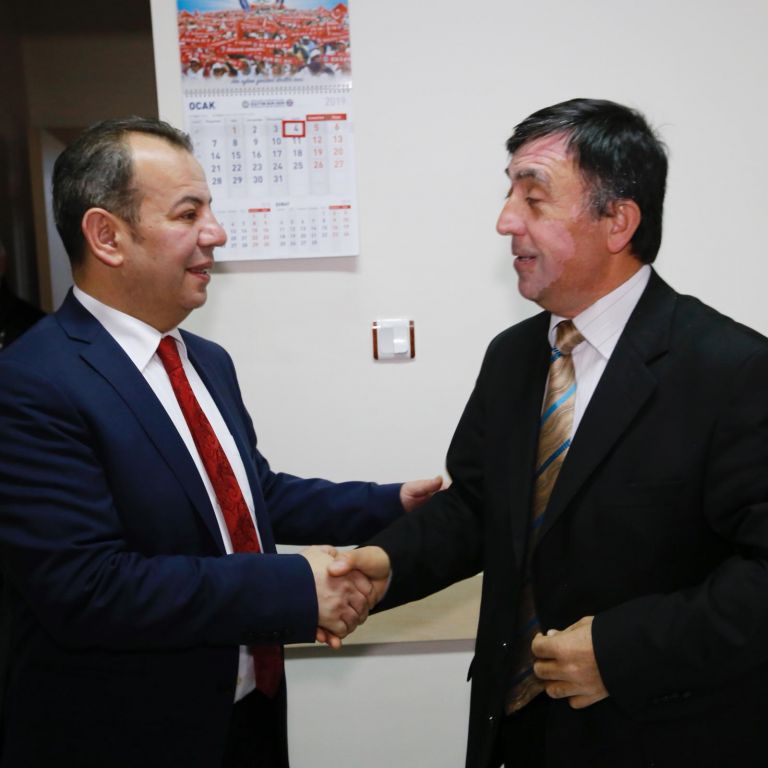 ÖZCAN ZİYARETLERE DEVAM EDİYOR