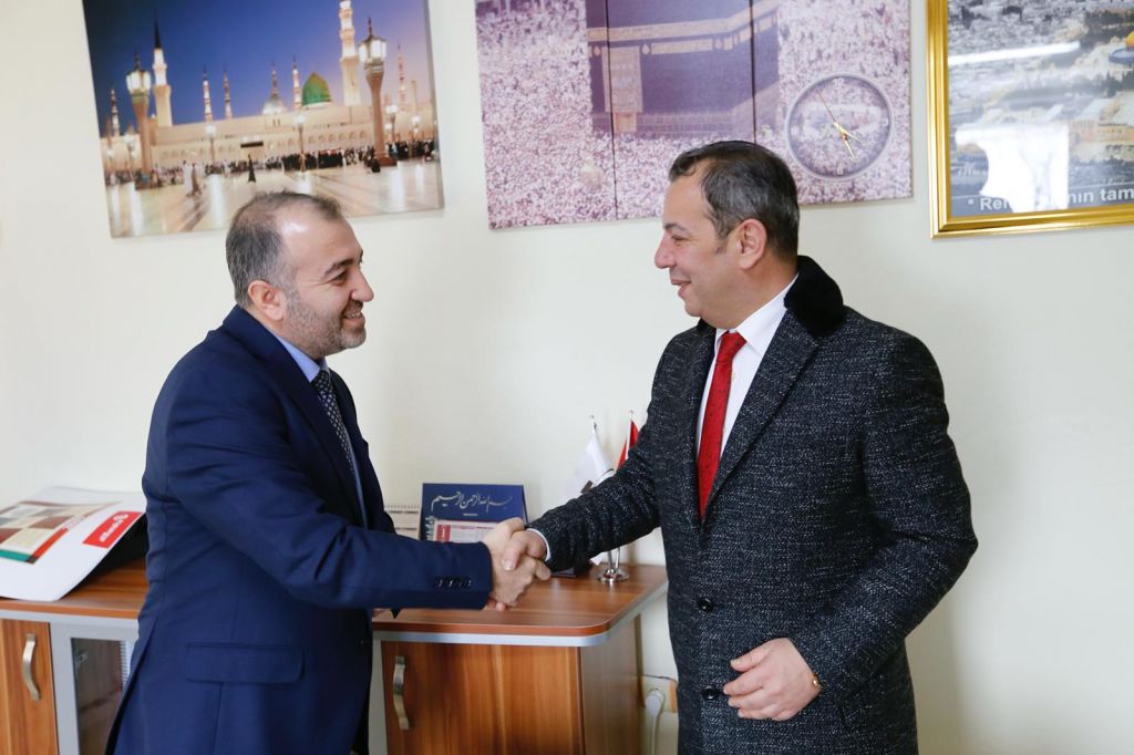 ÖZCAN ZİYARETLERE DEVAM EDİYOR