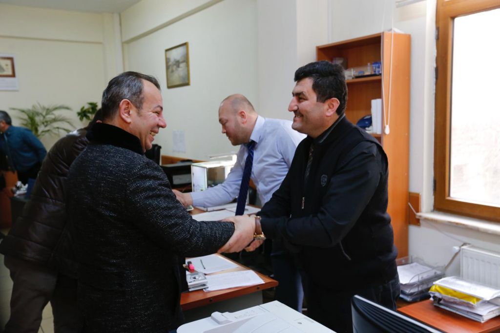 ÖZCAN ZİYARETLERE DEVAM EDİYOR