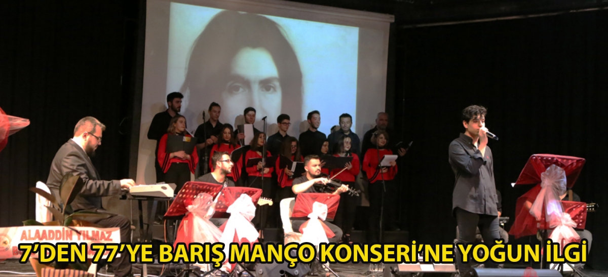 7'den 77'ye Barış Manço Konseri'ne yoğun ilgi
