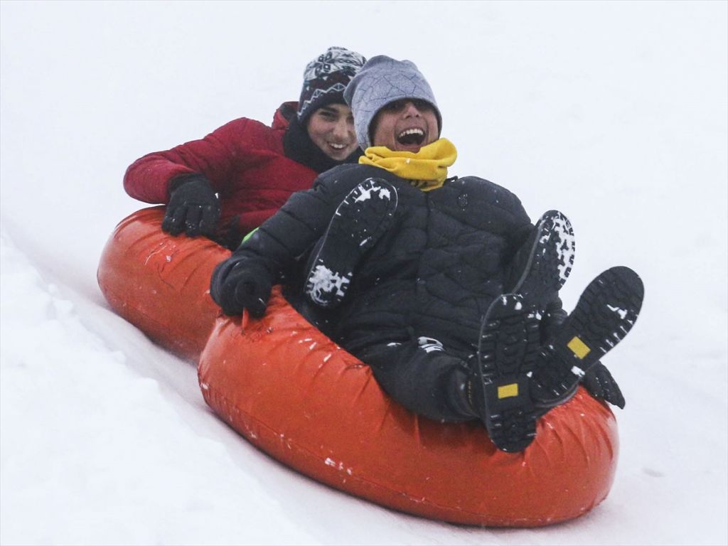 Abant'ta yarıyıl tatili yoğunluğu