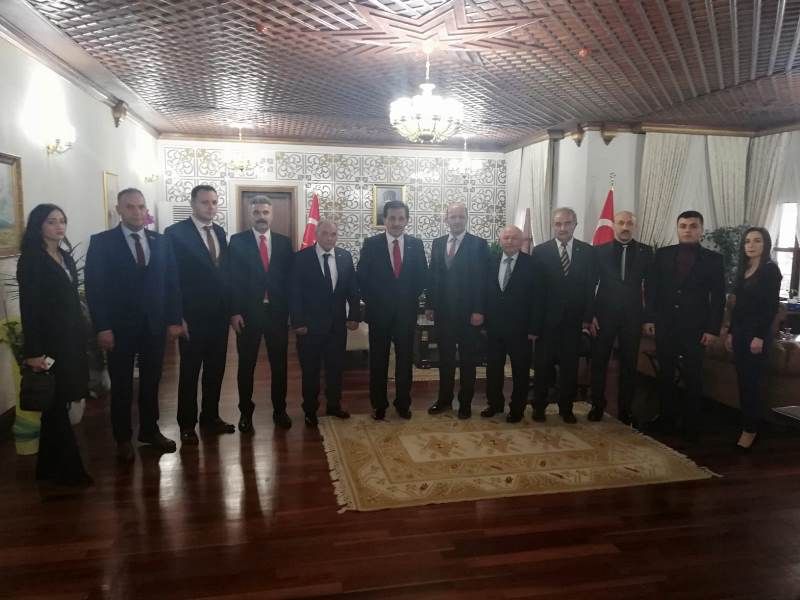 MHP HEYETİNDEN VALİ ÜMİT'E ZİYARET