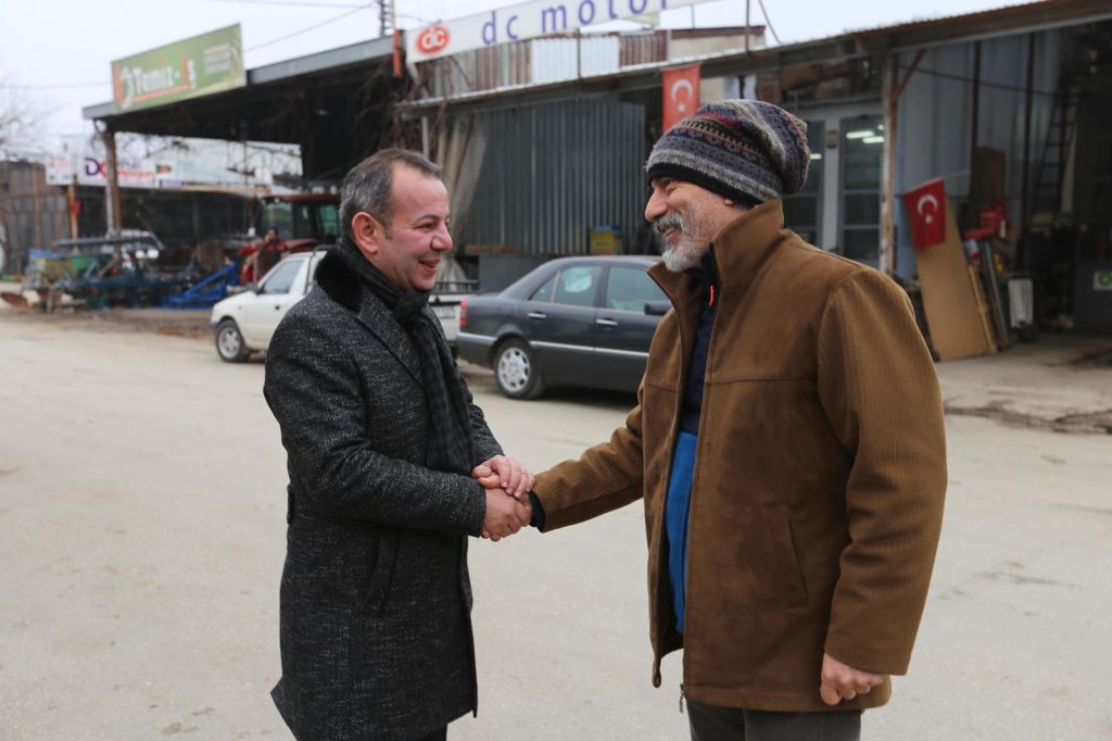 SANAYİDE TANJU ÖZCAN'A BÜYÜK DESTEK