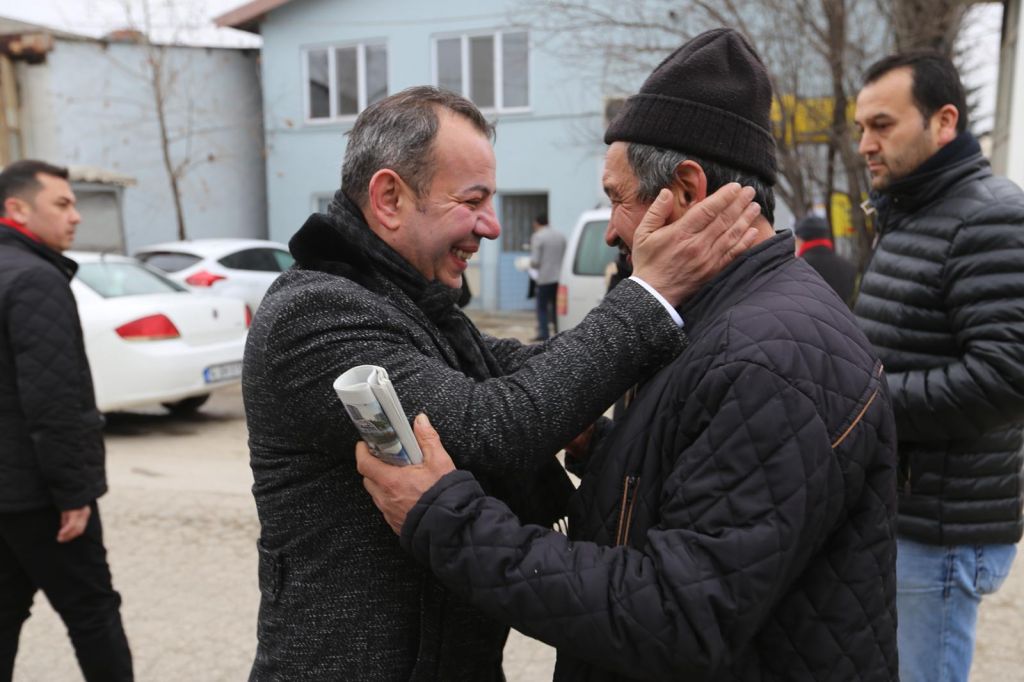 SANAYİDE TANJU ÖZCAN'A BÜYÜK DESTEK