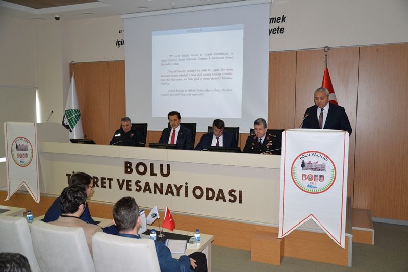 SEÇİM GÜVENLİĞİ TOPLANTISI YAPILDI