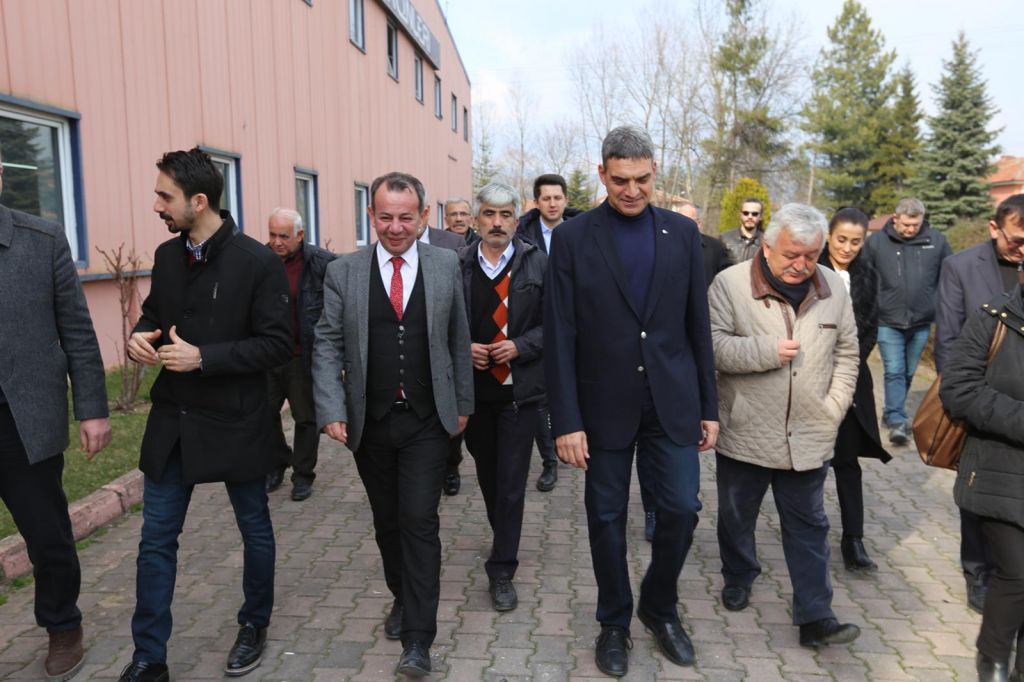 TANJU ÖZCAN ÇALIŞMALARINA DEVAM EDİYOR