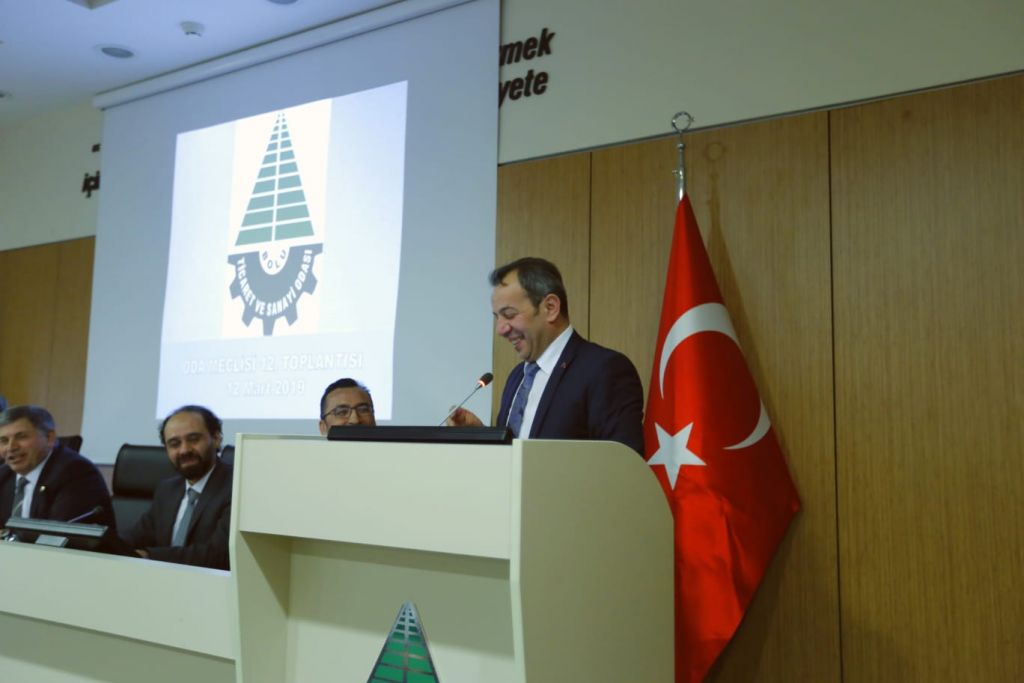 TANJU ÖZCAN TSO MECLİS TOPLANTISINA KATILDI