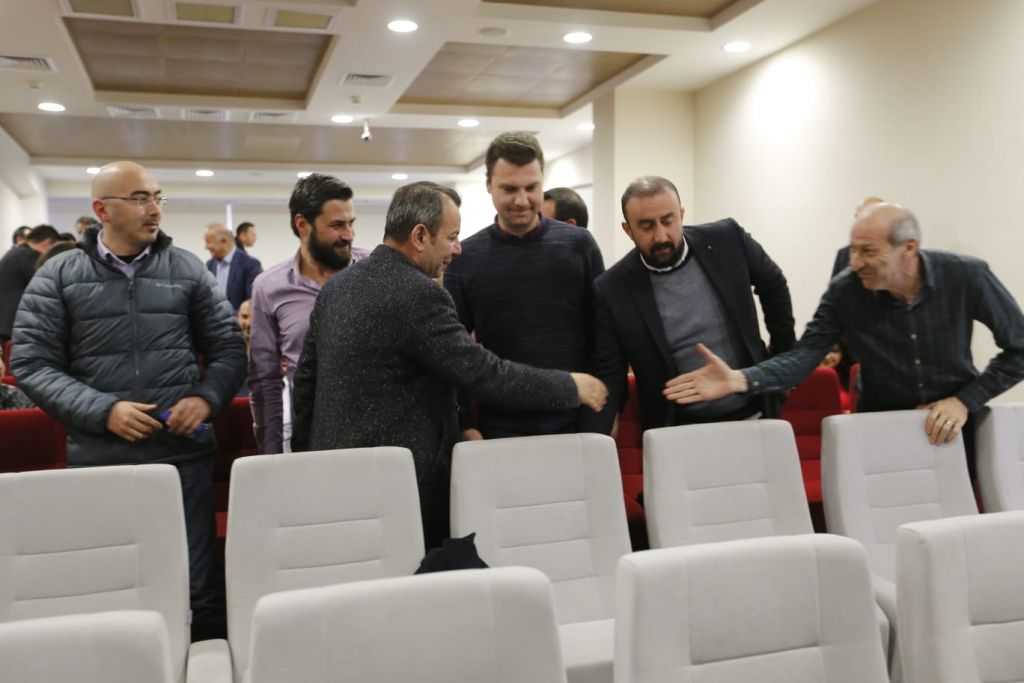 TANJU ÖZCAN TSO MECLİS TOPLANTISINA KATILDI