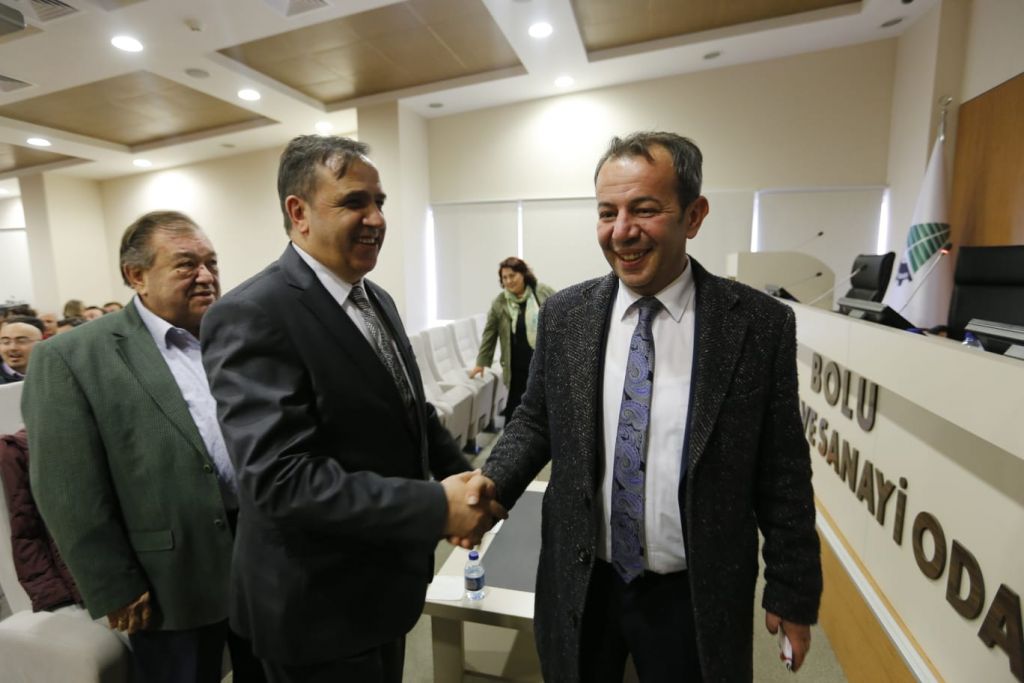 TANJU ÖZCAN TSO MECLİS TOPLANTISINA KATILDI