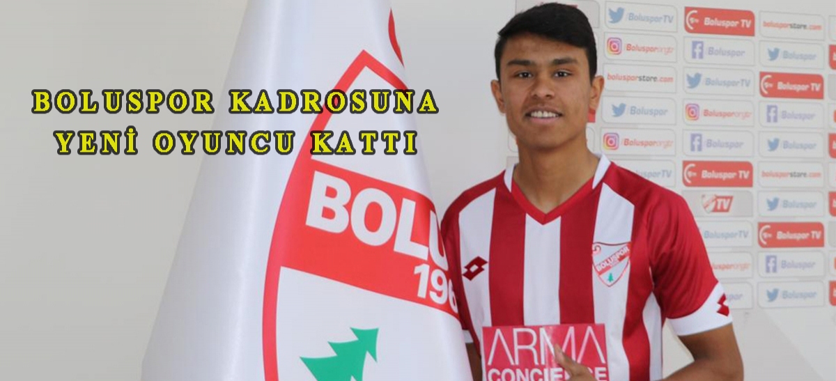 Boluspor kadrosuna yeni oyuncu kattı